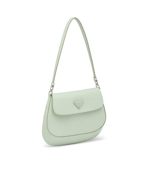 prada 1bd311|Small Prada Cleo Brushed Leather Shoulder Bag With Flap.